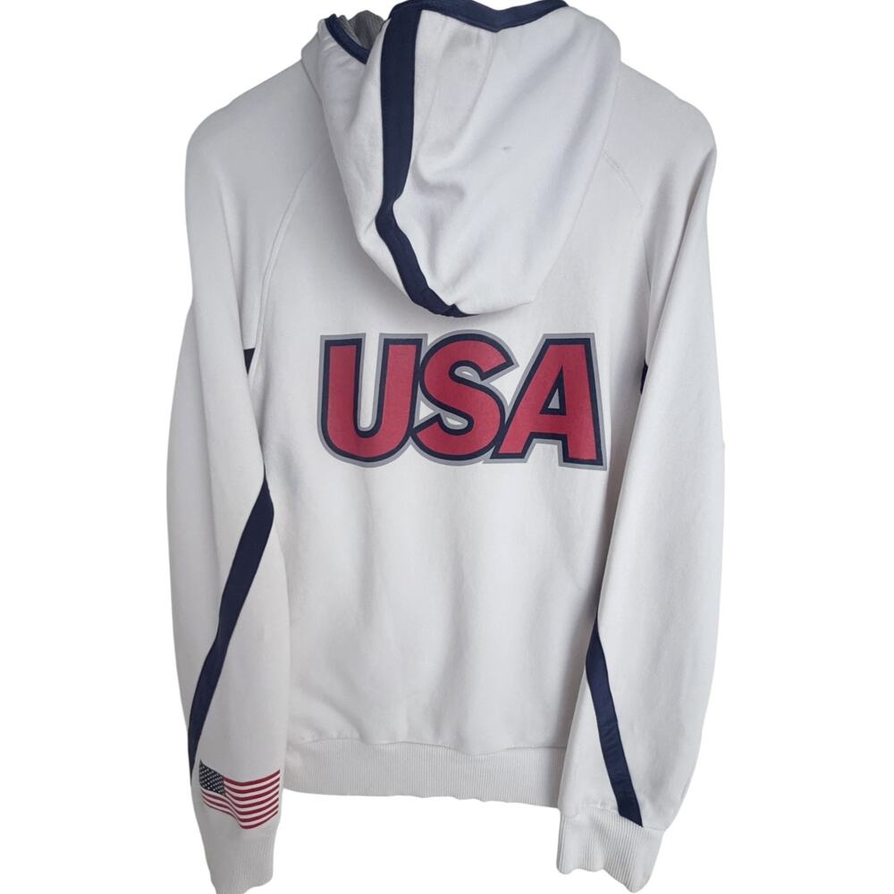 Arena USA Swimming National Team Hoodie White Unisex M